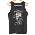 Böser Alter Mann Opa Papa Totenkopf Skullintage Wikinger Tank Top