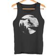 Caballo Potro Noche Luna Llena Jinete Equitación Caballo Camiseta sin mangas