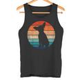 Chihuahua Dog Retrointage 60S 70S Silhouette Tank Top