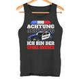 Children's Ich Bin Der Große Bruder Police Siblings Tank Top