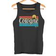 Cologne Lettering Cologne Retrointage Surfer Cologne Carnival Tank Top