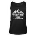 Colorado Is Calling And I Must Go Mountains Tank Top