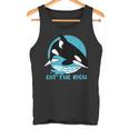 Comer La Rica Ballena Orca Meme Camiseta sin mangas