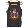 Conejo De Pascua Mago Fantasía Pascua Camiseta sin mangas