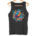 Coole Eisvogel Geist Tier Illustration Tie Dye Kunst Tank Top