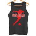 Cottbus Kickenerein Fussball Fan Heimat Brandenburg Rot Tank Top