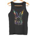 Cute Colourful Rabbit Tank Top