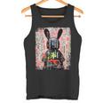 Cyberpunk Rabbit Japanese Futuristic Rabbit Samurei Tank Top