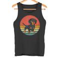 Dachshundintage Dachshund Retro Dog Holder Idea Tank Top