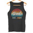 Dad Est 2024 Ersteratertag Frischgebackener Papa Tank Top