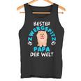 Damen Pomeranian Zwergspitz Papaatertag Papa Mit-Ausschnitt Tank Top