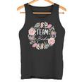 Damen Team Bride Blumenkranz Junggesellenabschied Jga Tank Top