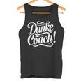 Danke Coach Trainer Abschied Fitness Fussball Tank Top