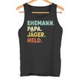 Day 'Husband Papa Jäger Held' Tank Top