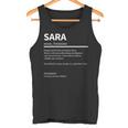 Definición Sara Nombre Sara Nombre Sara Camiseta sin mangas