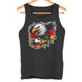 Deutsch Banner Fan Deutschland Flagge Wütender Adler Tank Top