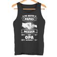 Die Beste Papas Werden Zum Opa Bebetragen Grandpa Papa The Tank Top