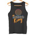 Disco King Espejo Ball Old School Retrointage Disco Dj Top Camiseta sin mangas