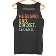 Ehemann Papa Cricket Legend Lustiges Retro Geschenk Für Papa Tank Top