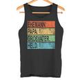 Ehemann Papa Großvater Heldaterintage Geschenkatertag Tank Top