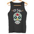 El Jefe Coloré Sucre Calavera Skull Dia De Los Muertos Débardeur e