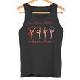 Me Encanta La Gimnasia Rítmica Gimnastas Femeninas Con Equipo Camiseta sin mangas