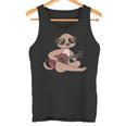 Erdmännchen Gitarrist Hobby-Musiker Tank Top