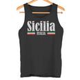 Europaiajeintage Sicilia Italia Italiano Sicilia Turista Camiseta sin mangas
