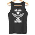 Evil Old Man Skull Dad Tank Top