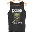 Evil Old Man Skull Camouflage Tank Top