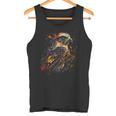 Falkeogel Bunt Farbeogel Raubvogel Falke Fan Tank Top