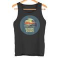 Flucht Am Meer Mit Palmen Und Sonnenuntergang Für Sommerfans Tank Top