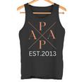 Dad Est 2013 Papa Seit 2013 Papa 2013 Tank Top