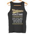 Old Timer In Rest Rente Rentner Tank Top