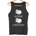 Sheep Unschaf Slogan Word Joke Tank Top