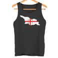 Georgia Flag In Georgia Outline Georgia Tank Top