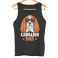 Herren Cavalier King Charles Spaniel Dad Hunde Papa Herrchen Tank Top