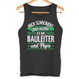 Herren Hausbau Bauleitung Papa Bauleiter Tank Top