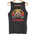 Herren Lustige Geschenkeidee Papa Dadatertagater Bäraterbär Tank Top