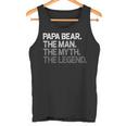 Herren Papa Bär Der Mann Der Mythos Die Legende Tank Top