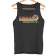 Herren Retro-Vater Ist 2024 Zum Ersten Mal Papa Geworden Tank Top