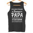 Herren Stiefvater Stiefsohn Bonus Papa Tank Top