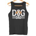 Hunde- Für Herren Hund Papa Pfotenabdruck Hundeliebhaber Herren Lustig Tank Top