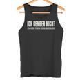 Ich Gender Nicht Ich Habe Einen Schulabschluss Anti Gender Tank Top