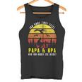 Ich Habe Zwei Titel Papa & Opa Und Ich Rocke Sie Beide Kapuzenjacke Tank Top