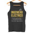 Ingeniero Electrico Definición Regalo Ingeniero Electrico Camiseta sin mangas