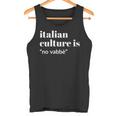 Italian Culture Is Noabbé Tank Top