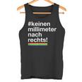 Keinen Millimeter Nach Rechts Lgbt Democratie Love Tank Top