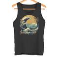 La Gran Ola Y Las Montañas Arte Japonés Kanagawa Camiseta sin mangas