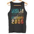 Level 18 Freigeschaltet Legedär Seit 2006 Gaming Motif Tank Top